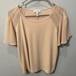 Calvin Klein Women's Blush Blouse
